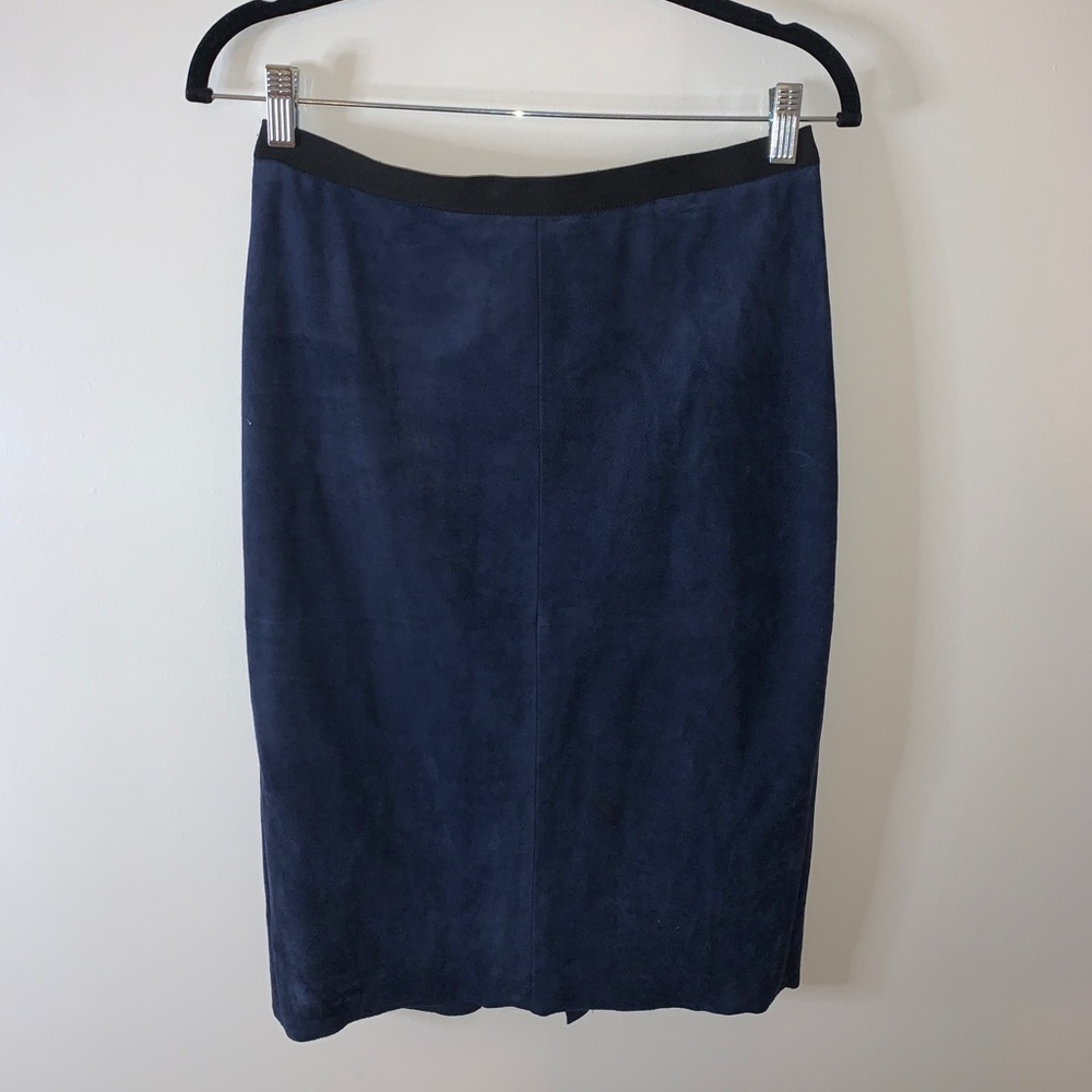 Bcbg Suede pencil skirt